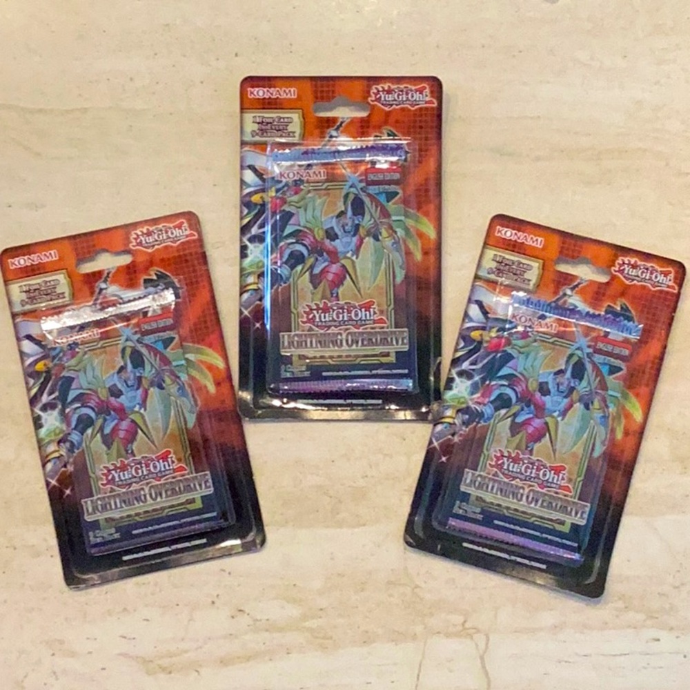 Yu-Gi-Oh Lightning Overdrive 1st Edition 2020 Packs Cards YuGiOh Lot Of 3 Pack